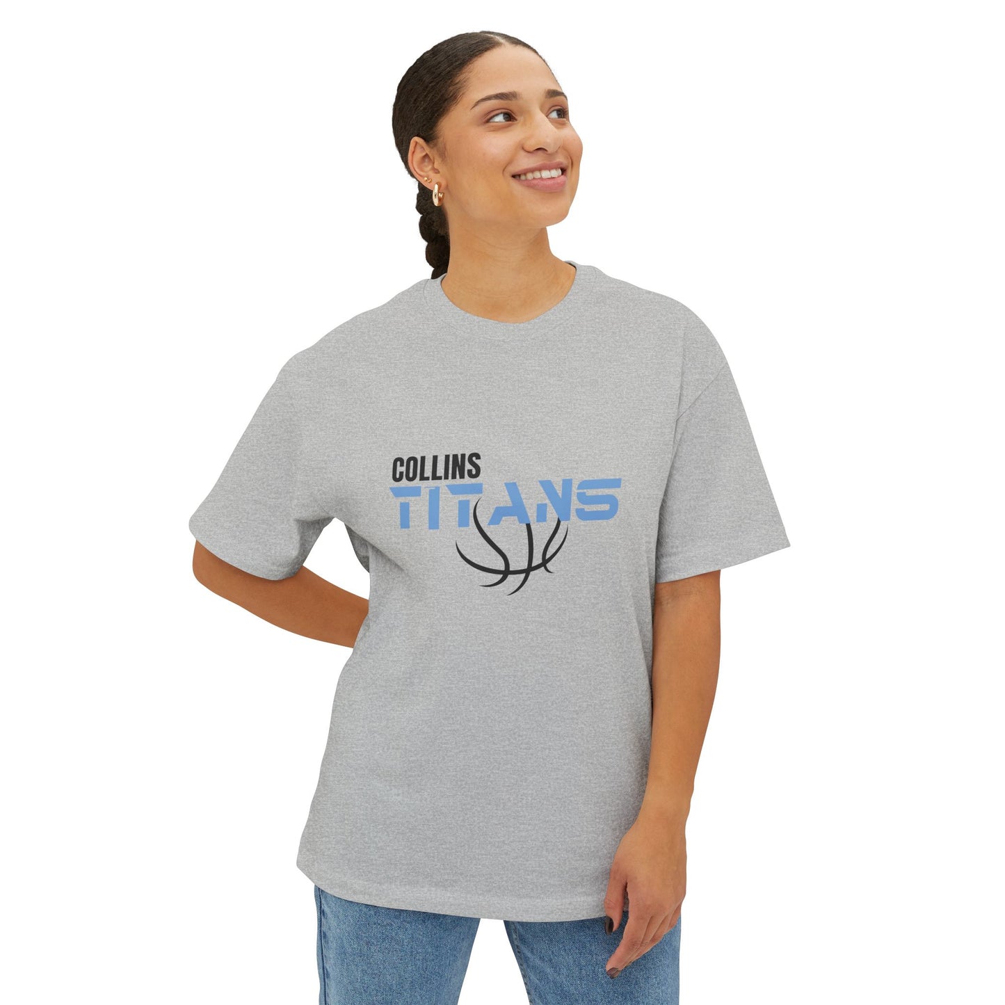 Collins Basketball Tee, Casual Sportswear, Oversized T-Shirt for Fans, Unisex Boxy Fit, Perfect for Game Day, Gift for Athletes