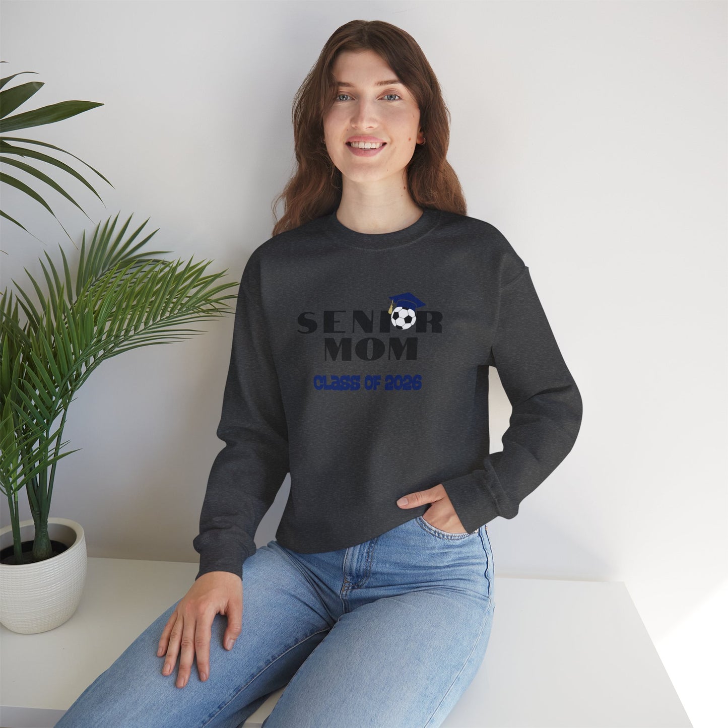 Shelby County- Crewneck Sweatshirt for Senior Soccer Moms, Graduation Day Apparel