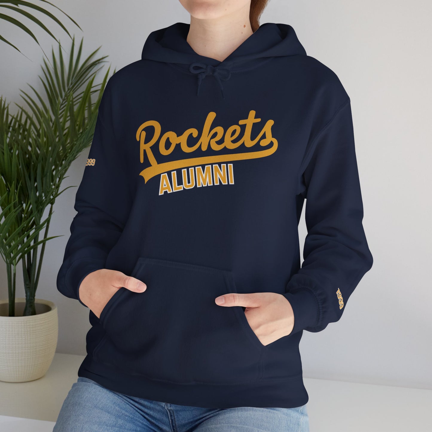 Rockets Alumni Hooded Sweatshirt, Shelby County School Spirit Wear- Personalization Available