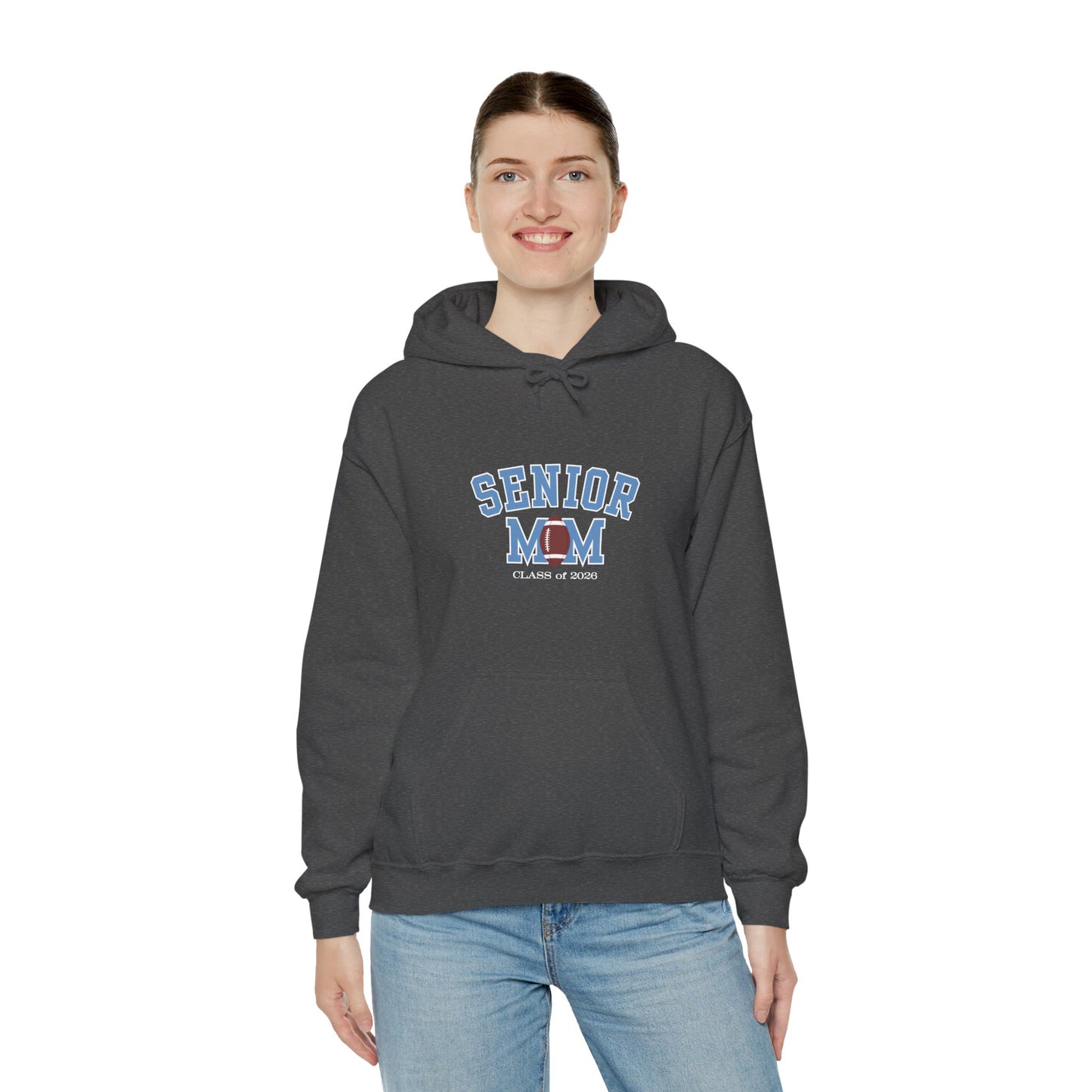 Football Senior Mom, Class of 2026, Hoodie, Spirit Wear