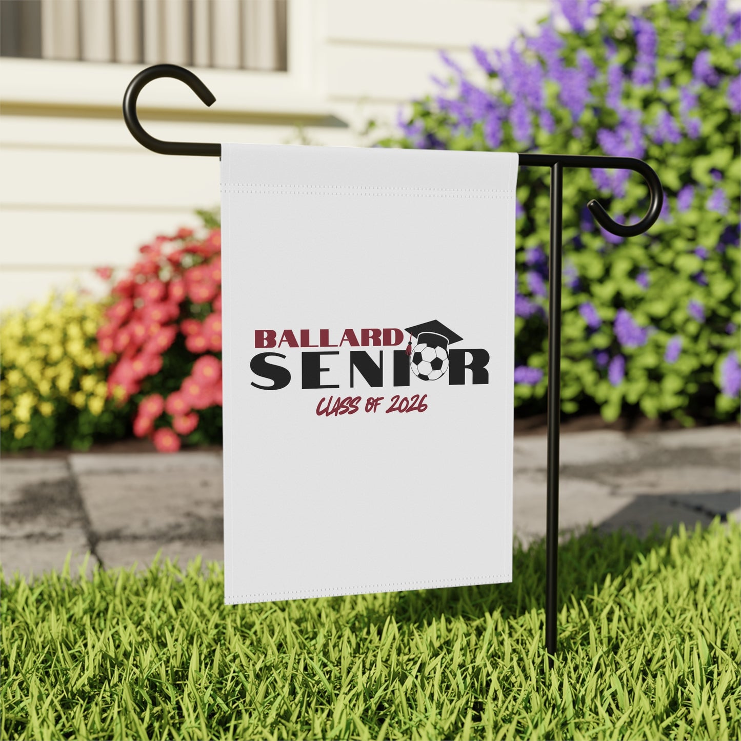Garden & House Banner for Graduating Seniors | Celebrate Class of 2026, Yard Decor, Graduation Party, Home Decor, Soccer Theme