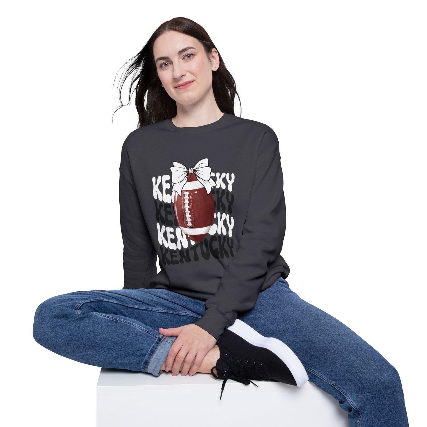 Kentucky Football Drop Shoulder Sweatshirt, Game Day Apparel, College Spirit Wear, Perfect Gift for Fans