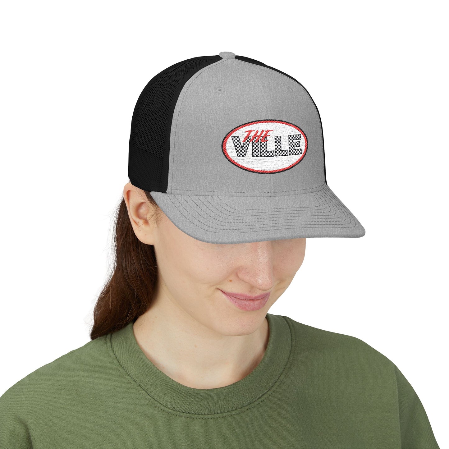 The Ville Snapback Trucker Cap, Stylish Embroidered Cap, Perfect for Game Day