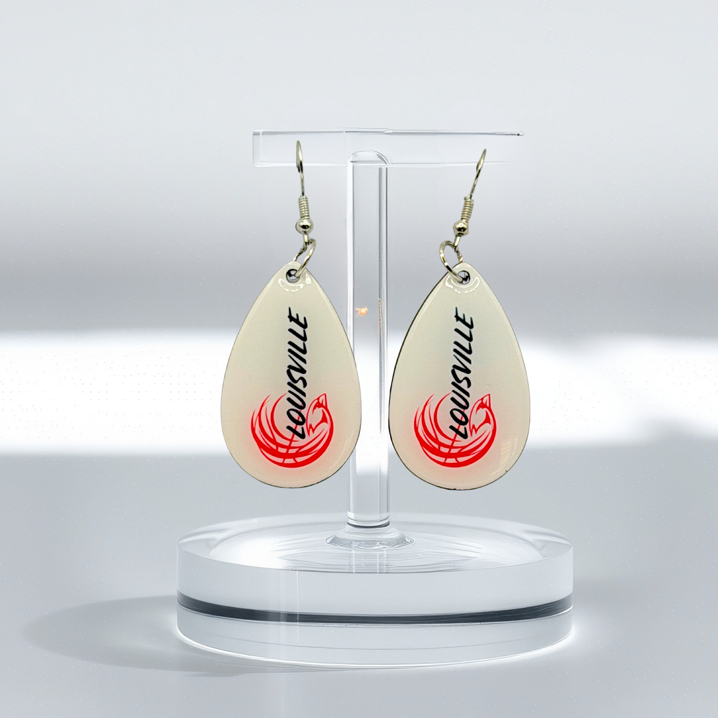 Louisville Cards Teardrop Earrings