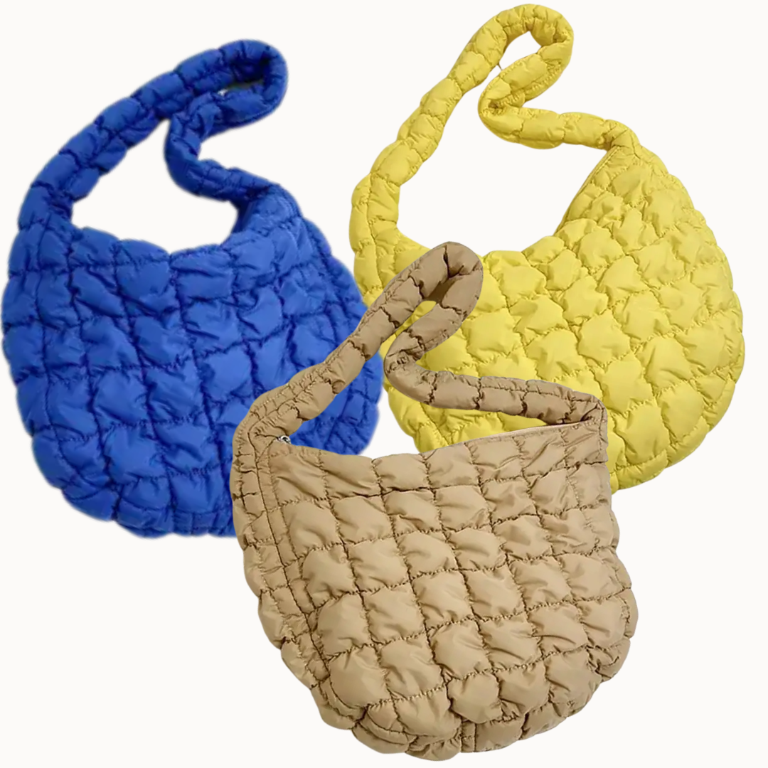 Quilted Puffer Shoulder Bag
