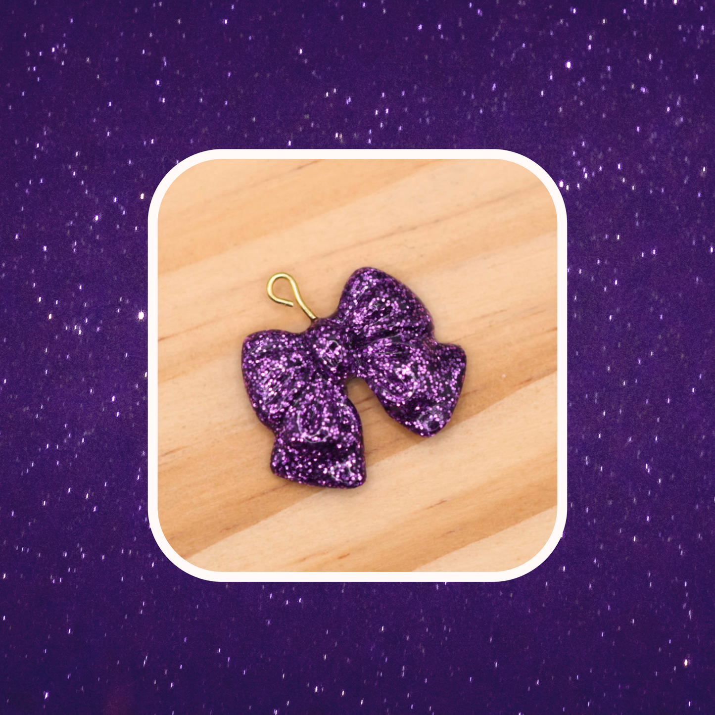 Glitter Resin Bows