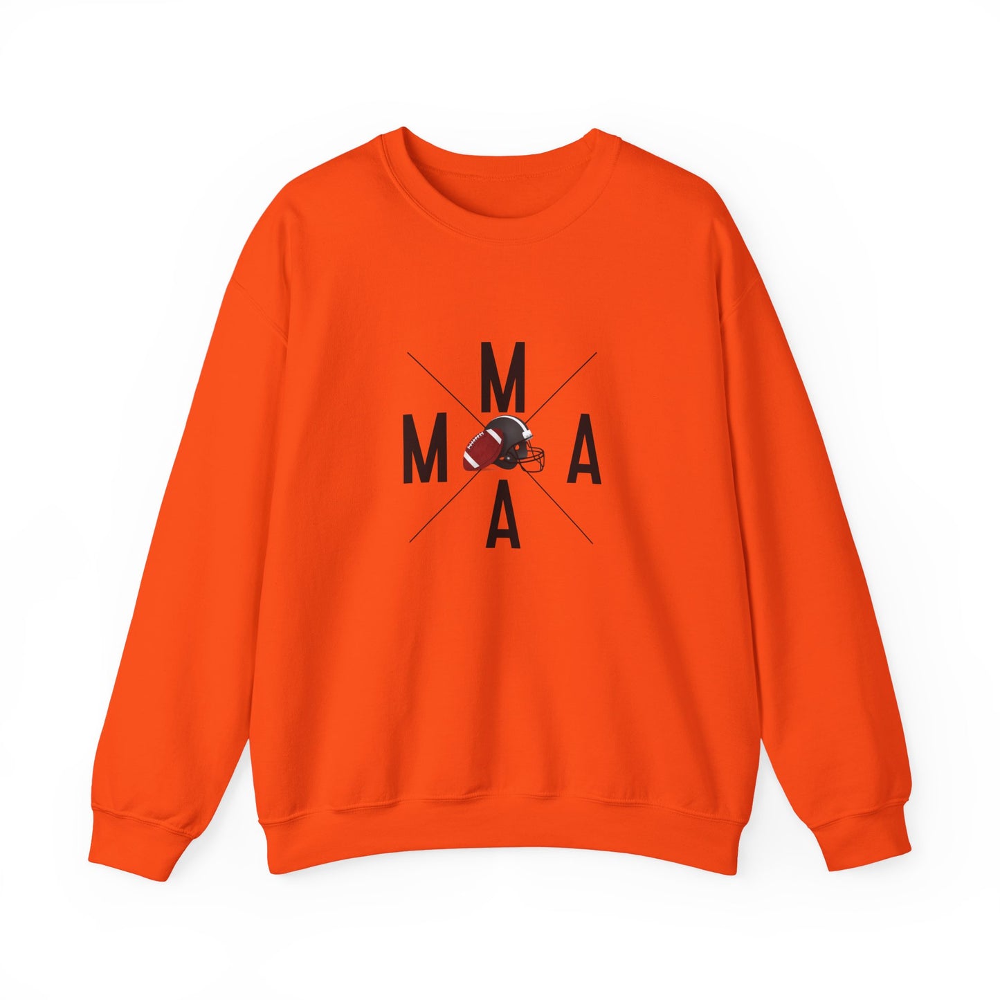 Stylish MAMA Crewneck Sweatshirt, Unisex Sweatshirt, Casual Wear, Football Season, Gift for Moms, Sports Sweatshirt, Fitness Clothing