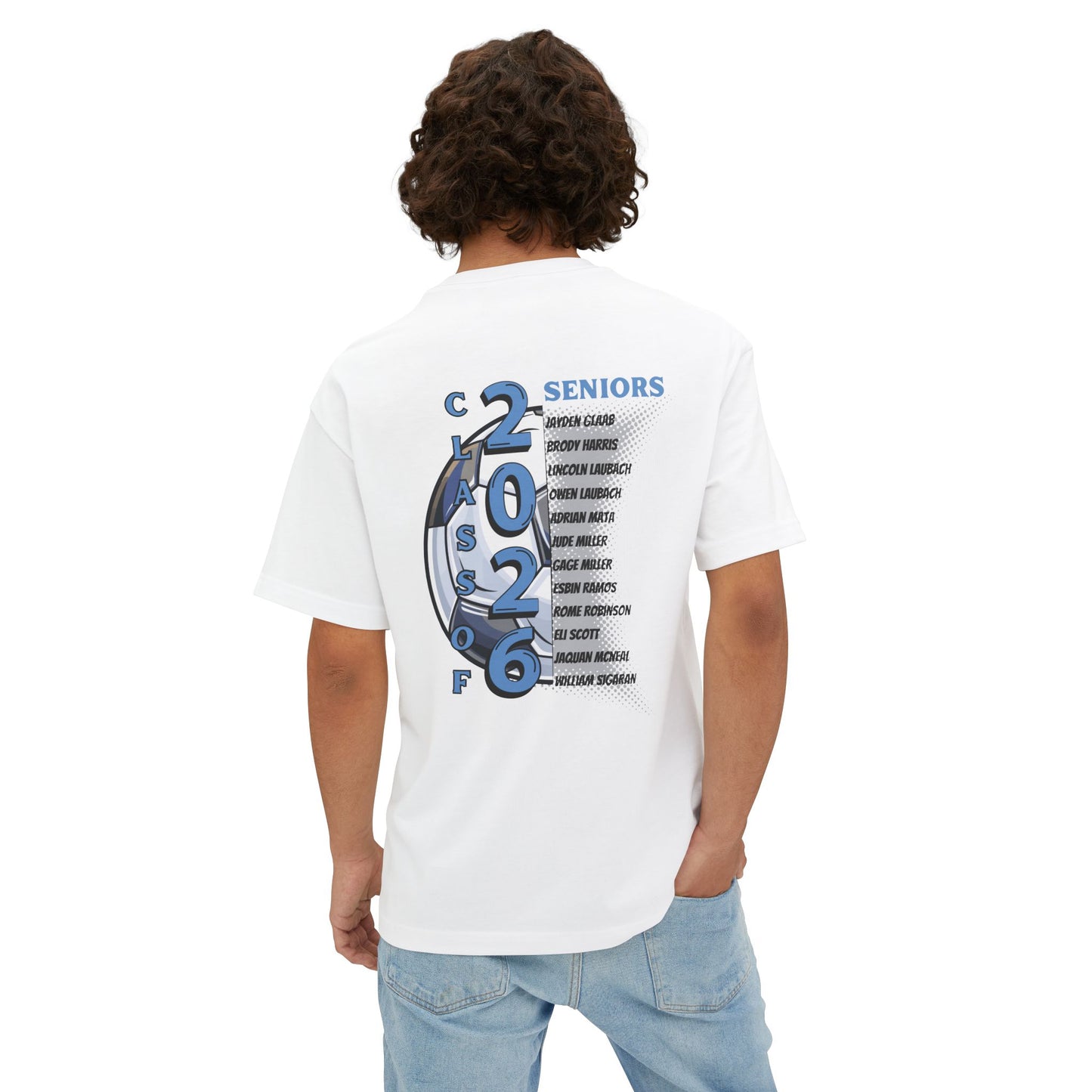 Collins Soccer Seniors Tee (Option 2), Class of 2026, Senior Players
