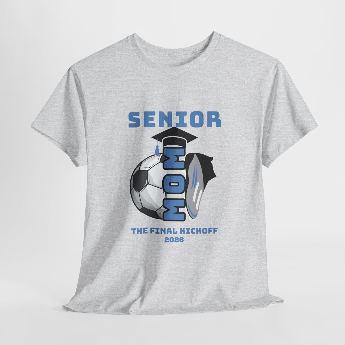 Senior Soccer Heavy Cotton Tee, Graduation Shirt, Class of 2026 Apparel