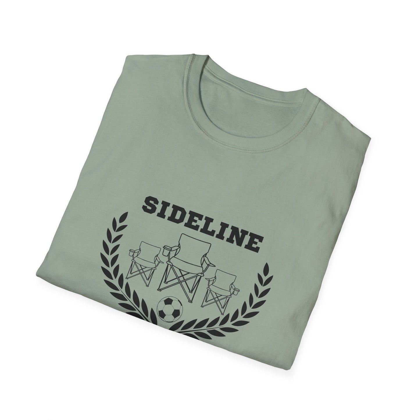 Sideline Social Club T-Shirt, Casual Tee, Weekend Vibes Shirt Gift for Soccer Fans, Summer Style
