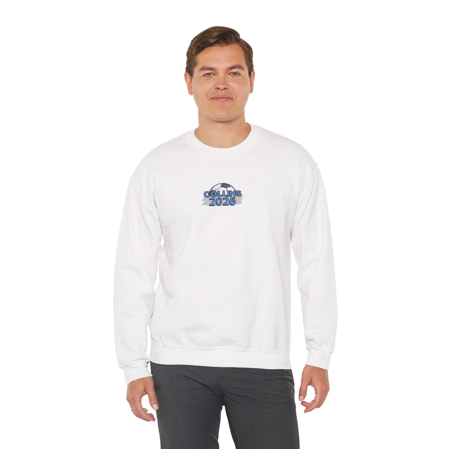 Collins Soccer Seniors Crewneck Sweatshirt, Class of 2026, High School Soccer