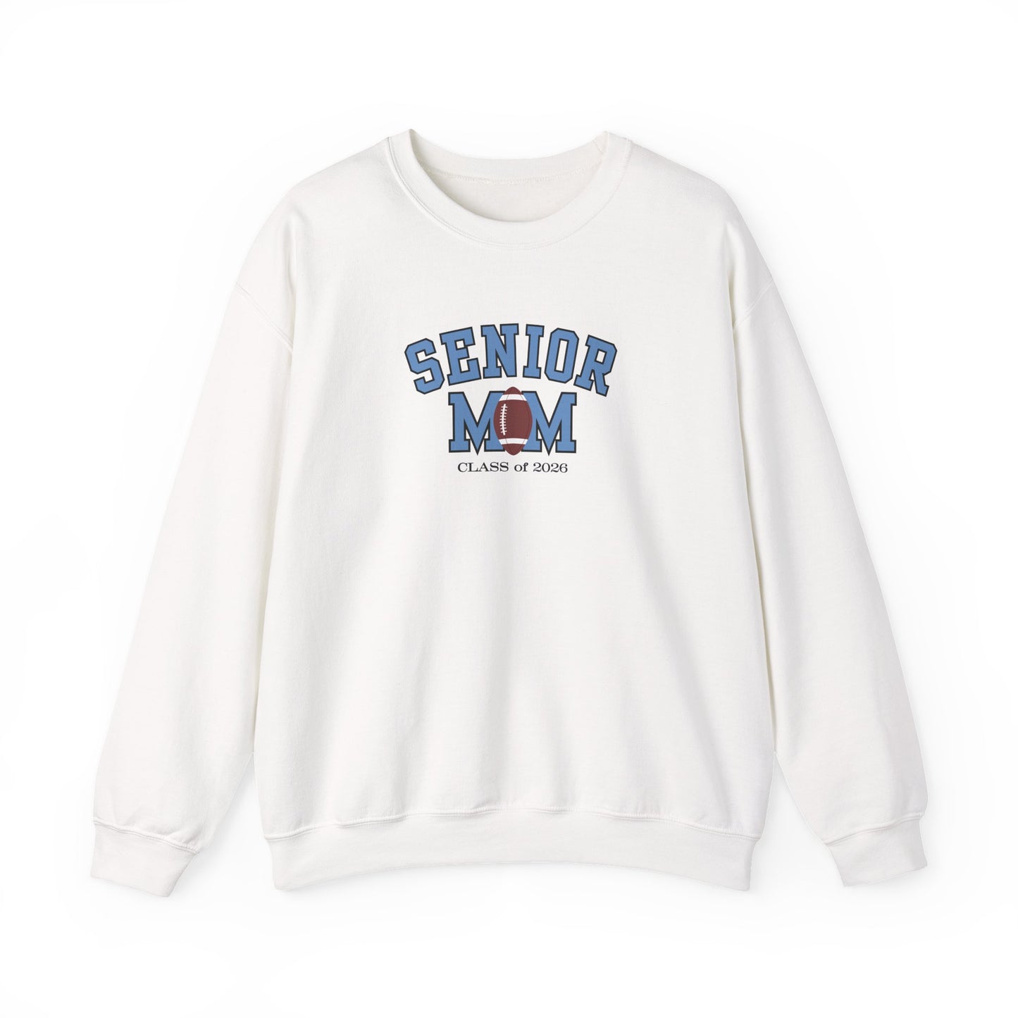 Senior Football Mom Crewneck Sweatshirt | Class of 2026