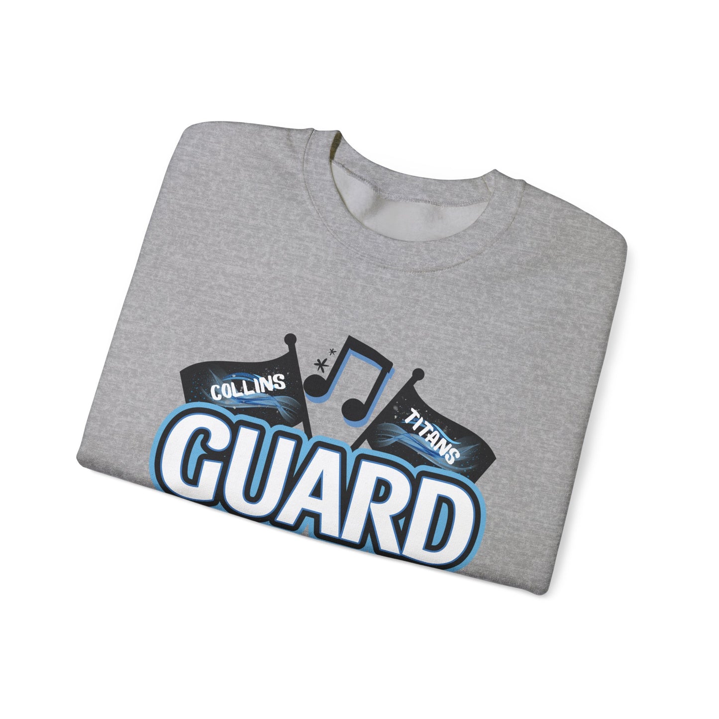 Color Guard Crewneck Sweatshirt - Perfect for Marching Band- Collins High School