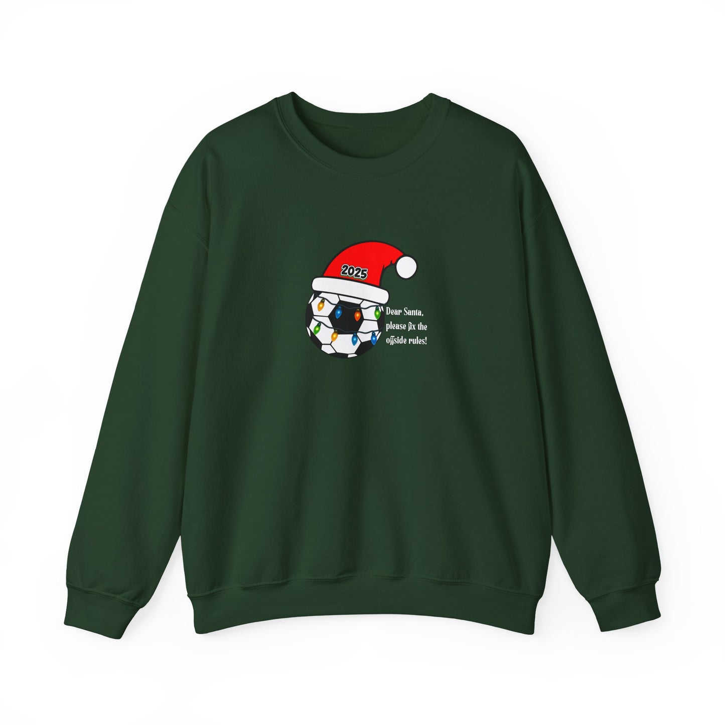 Soccer Ball Holiday Crewneck Sweatshirt – Fix Offsides