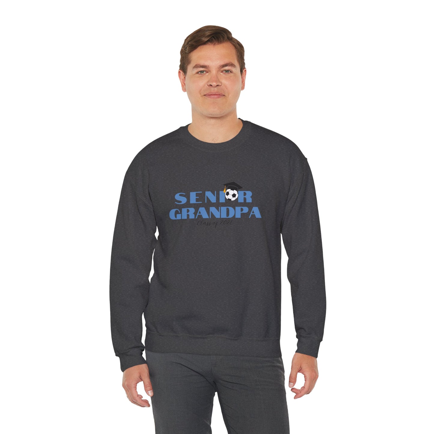 Senior Grandpa Sweatshirt, Graduation Gift, Crewneck, Family Sweatshirt, Perfect for Grandparents, Comfortable, Casual Wear