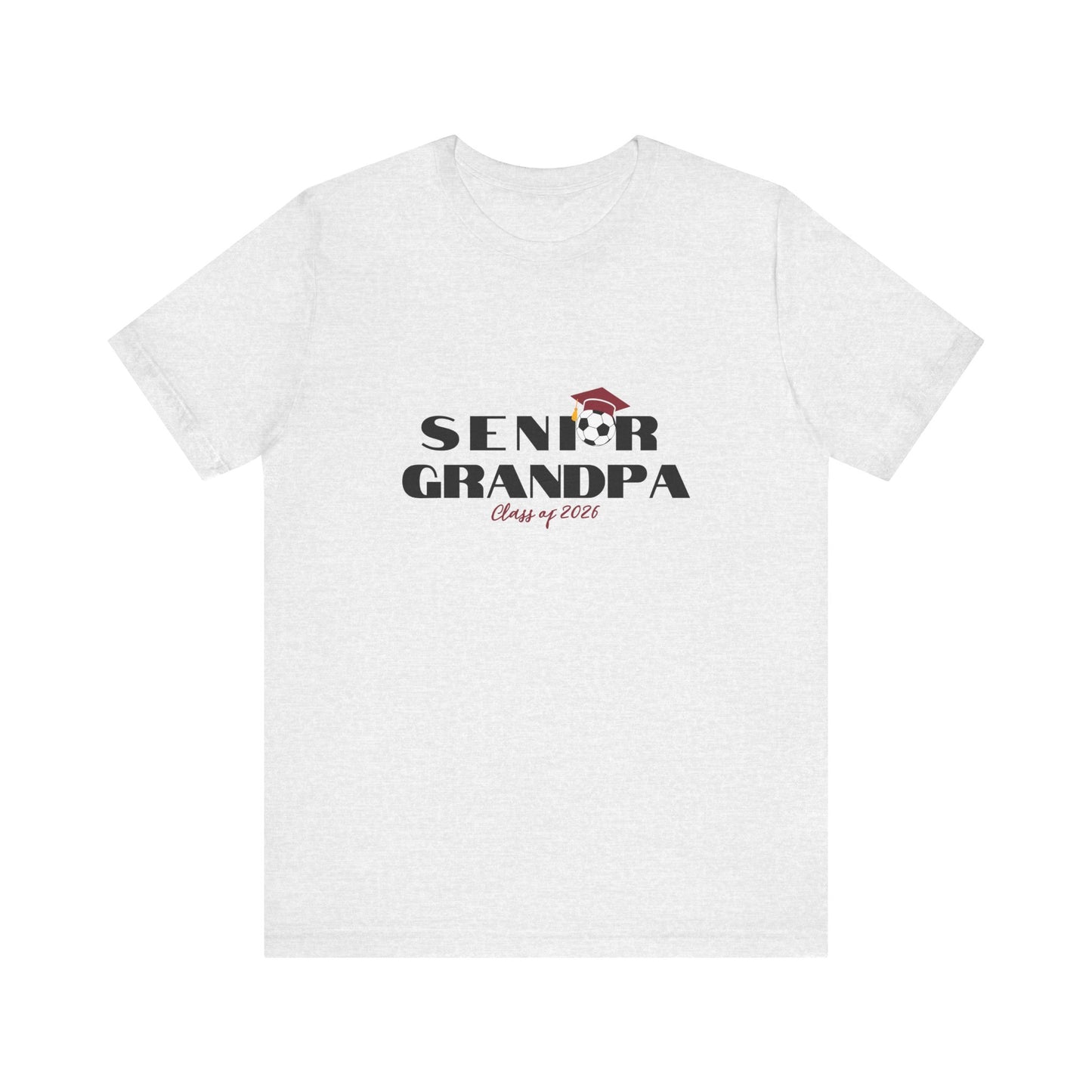 Senior Soccer Grandpa Graduation Tee, Proud Grandparents, Class of 2026 Shirt, Family Celebration