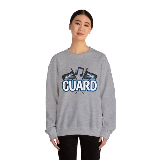 Color Guard Crewneck Sweatshirt - Perfect for Marching Band- Collins High School