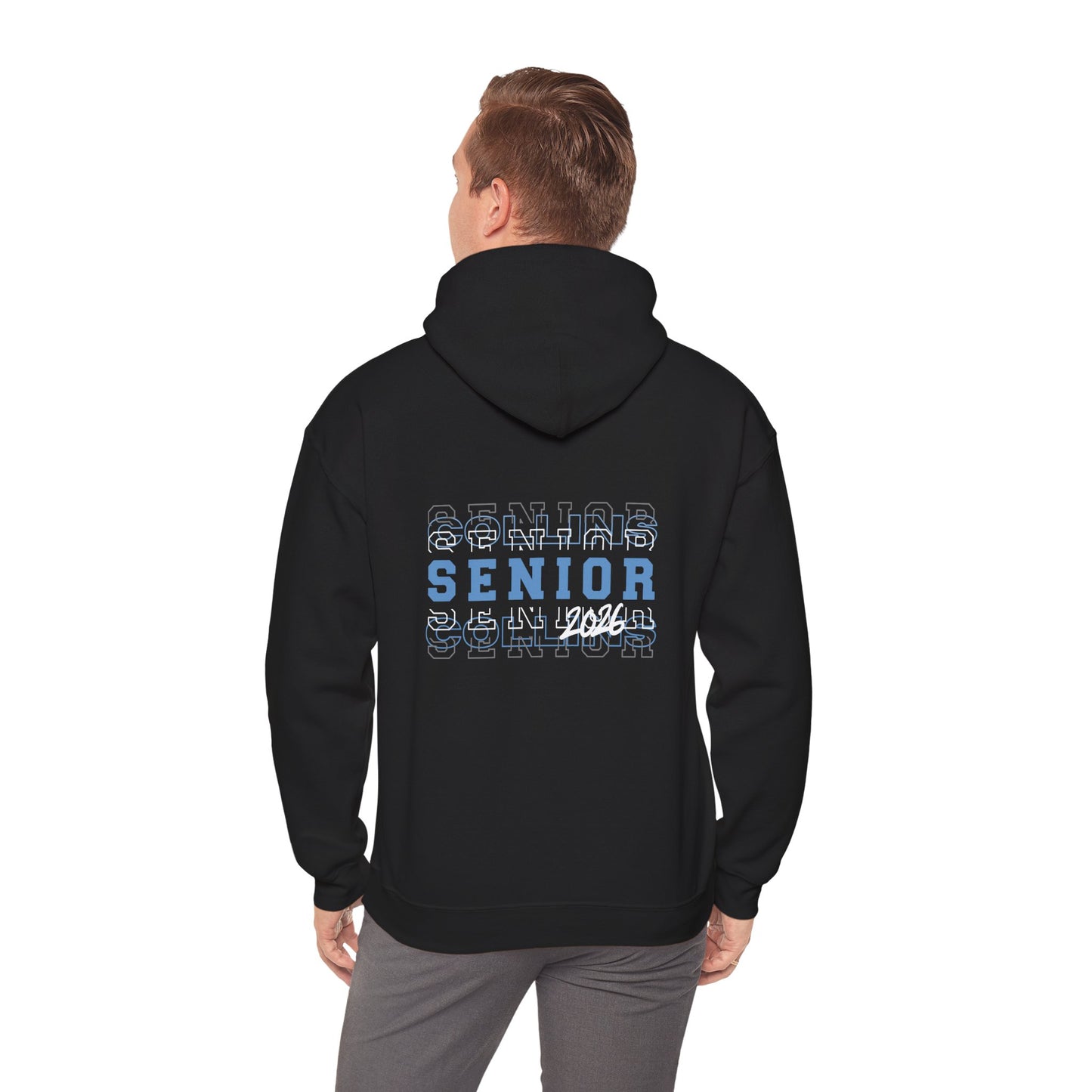Senior 2024 Hooded Sweatshirt, Graduation, Class of 2026 Apparel, Cozy Senior Hoodie, Trendy Graduation Outfit