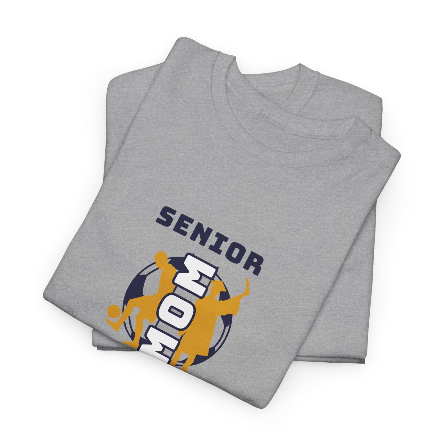 Final Kickoff Soccer Mom Heavy Cotton Tee | Graduation Gift, Class of 2026 Shirt, High School Senior Apparel, Comfortable Casual Wear, Printed Tee