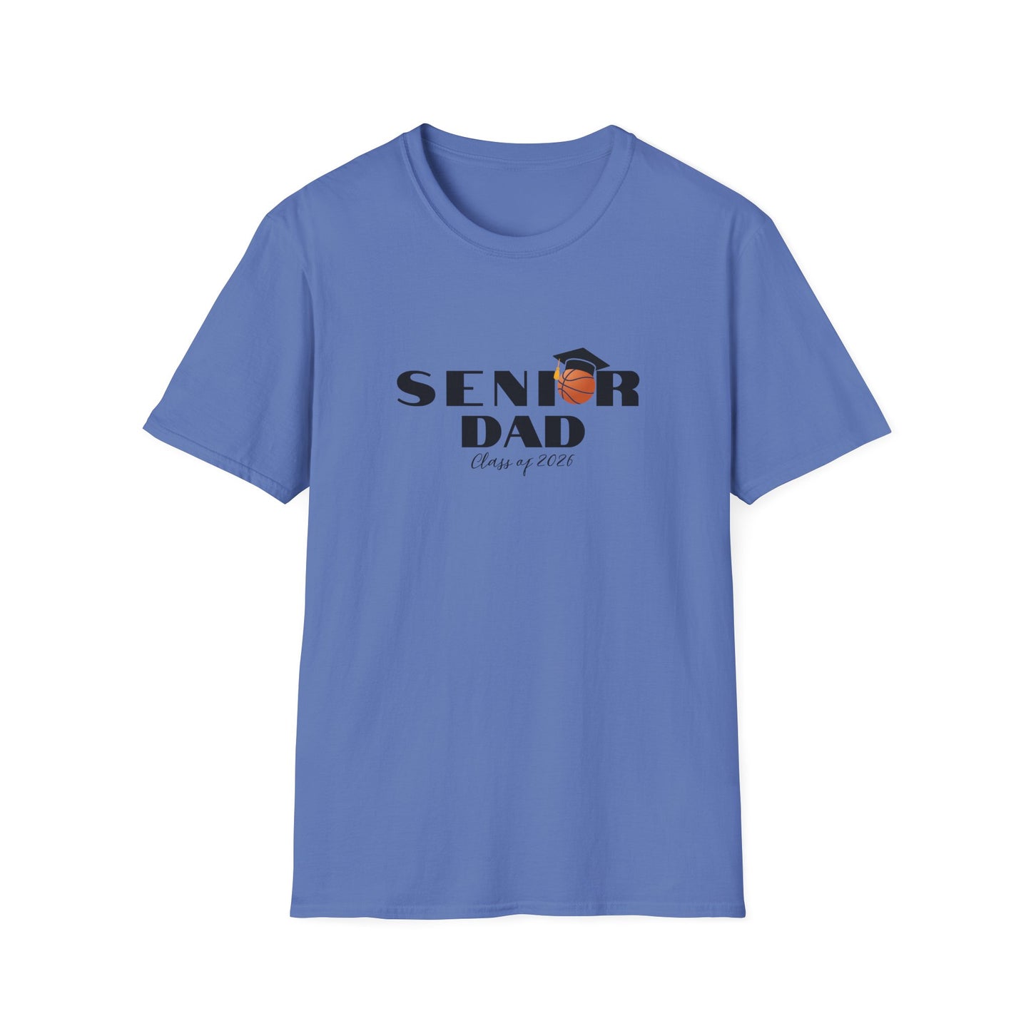 Senior Basketball Dad, Graduation T-Shirt, Unisex Tee for Fathers, Dad Shirt for Celebrations