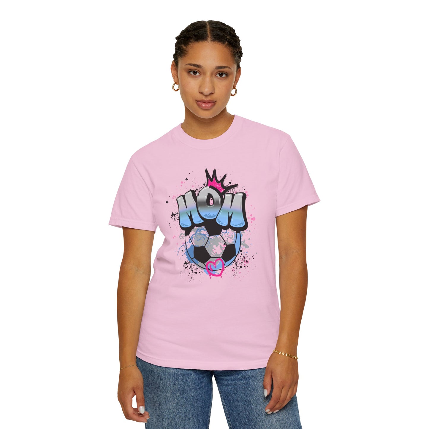 Soccer Mom T-Shirt, Cool Soccer Mom Gear, Casual Wear, Unisex Garment-Dyed Shirt
