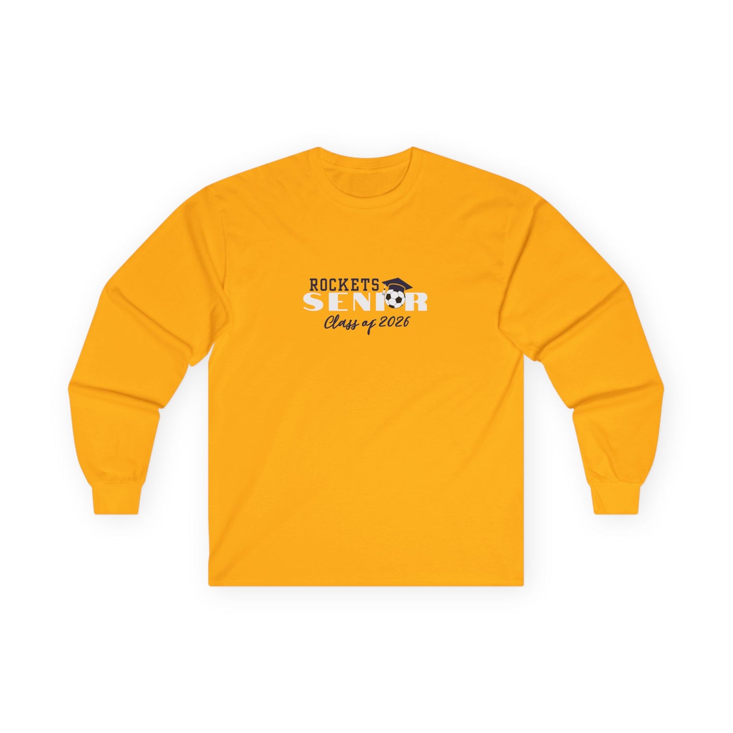 Shelby County Class of 2026 Long Sleeve Tee, Soccer Graduation Gift, Unisex Cotton Shirt, School Spirit Wear, College Apparel, Senior Year Merchandise