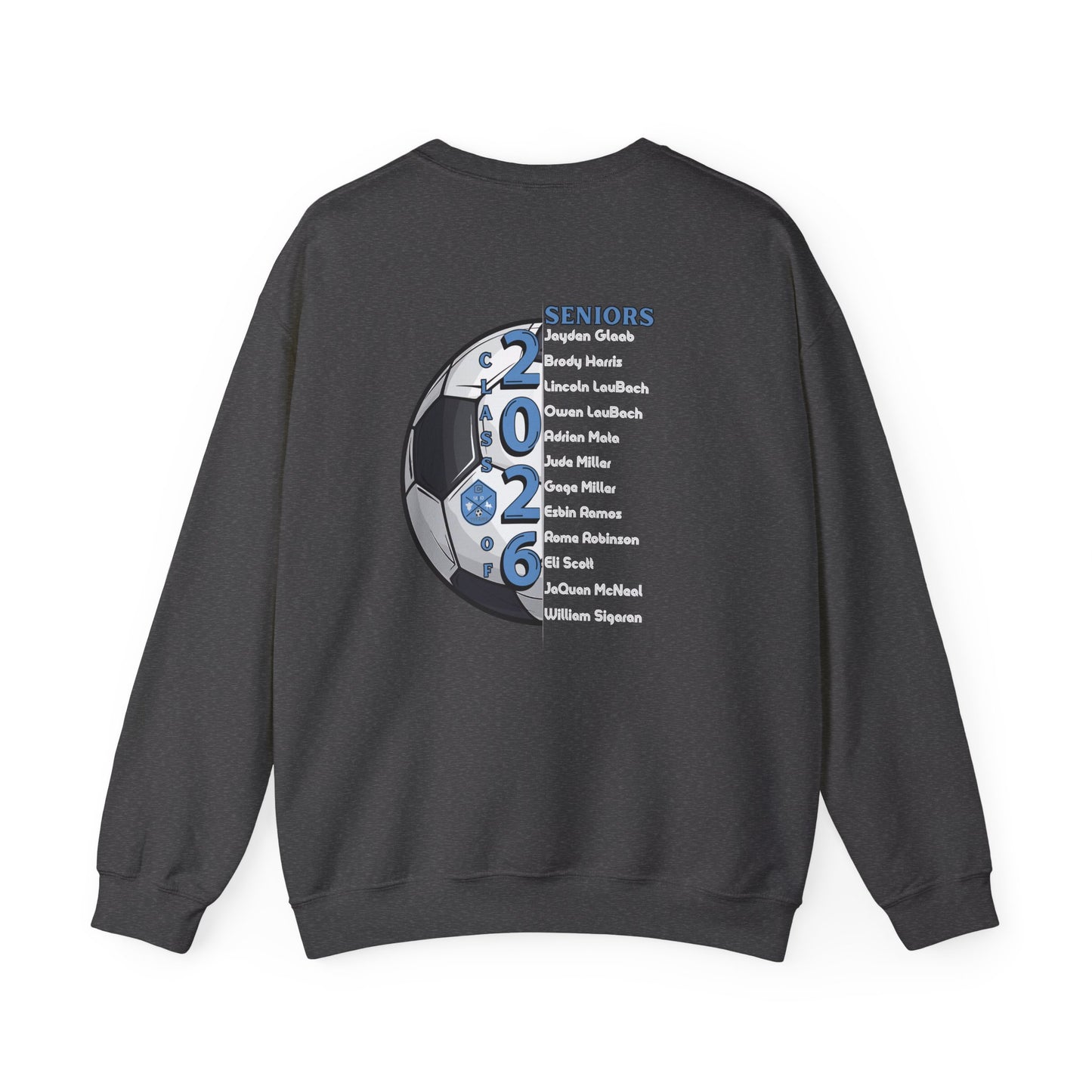 Collins Soccer Seniors Crewneck Sweatshirt (Option 2), Class of 2026, High School Soccer