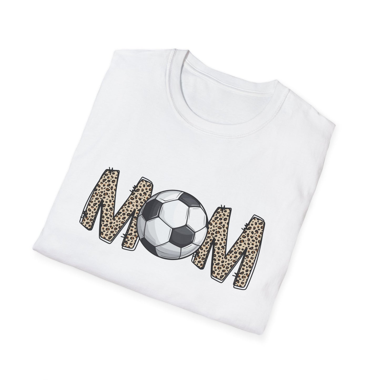 Soccer Mom T-Shirt, Stylish Mom Tee, Sports Team Apparel, Softstyle Shirt, Perfect Gift for Mother's Day, Casual Wear