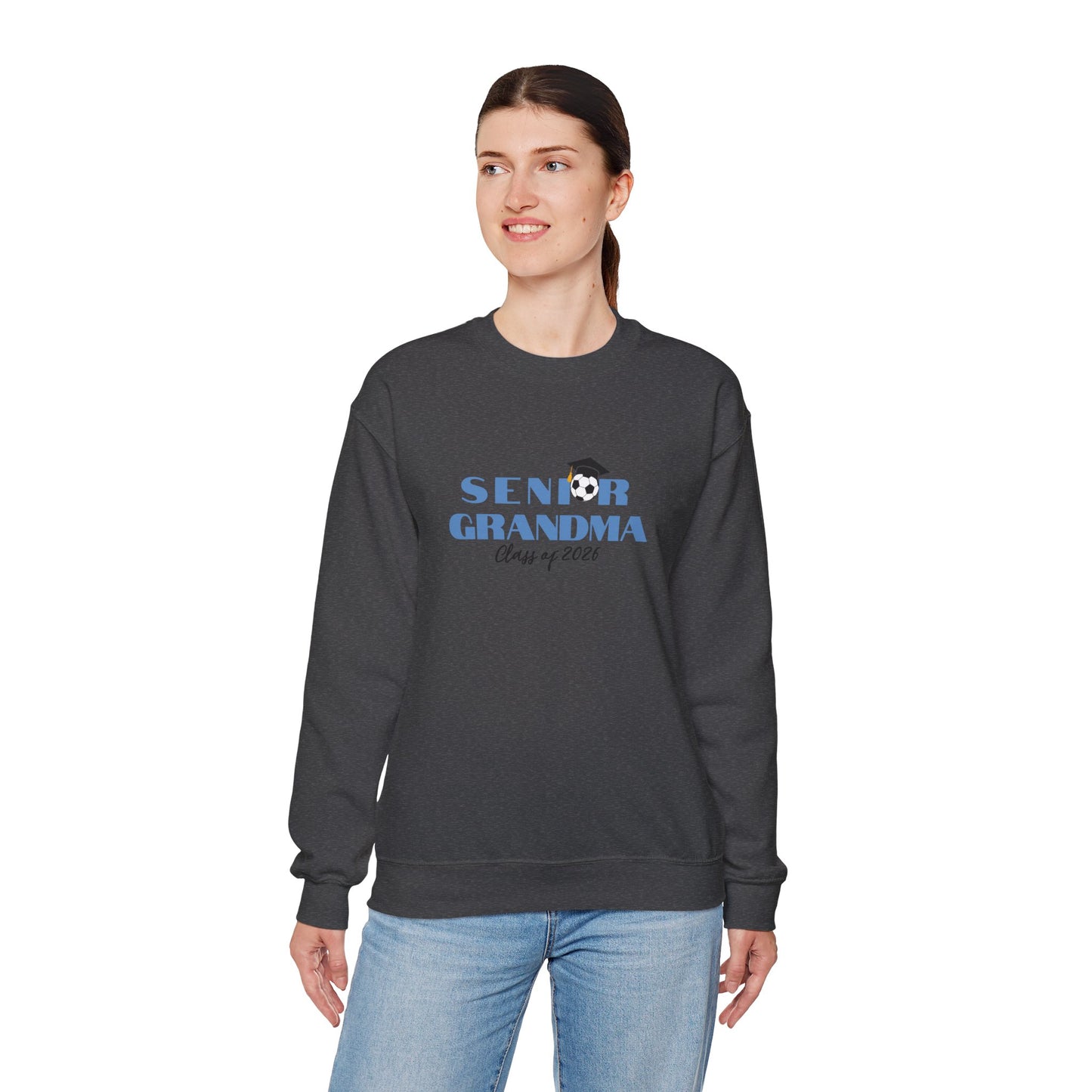 Senior Soccer Grandma Graduation Sweatshirt, Crewneck, Gift for Grandma, Class of 2026