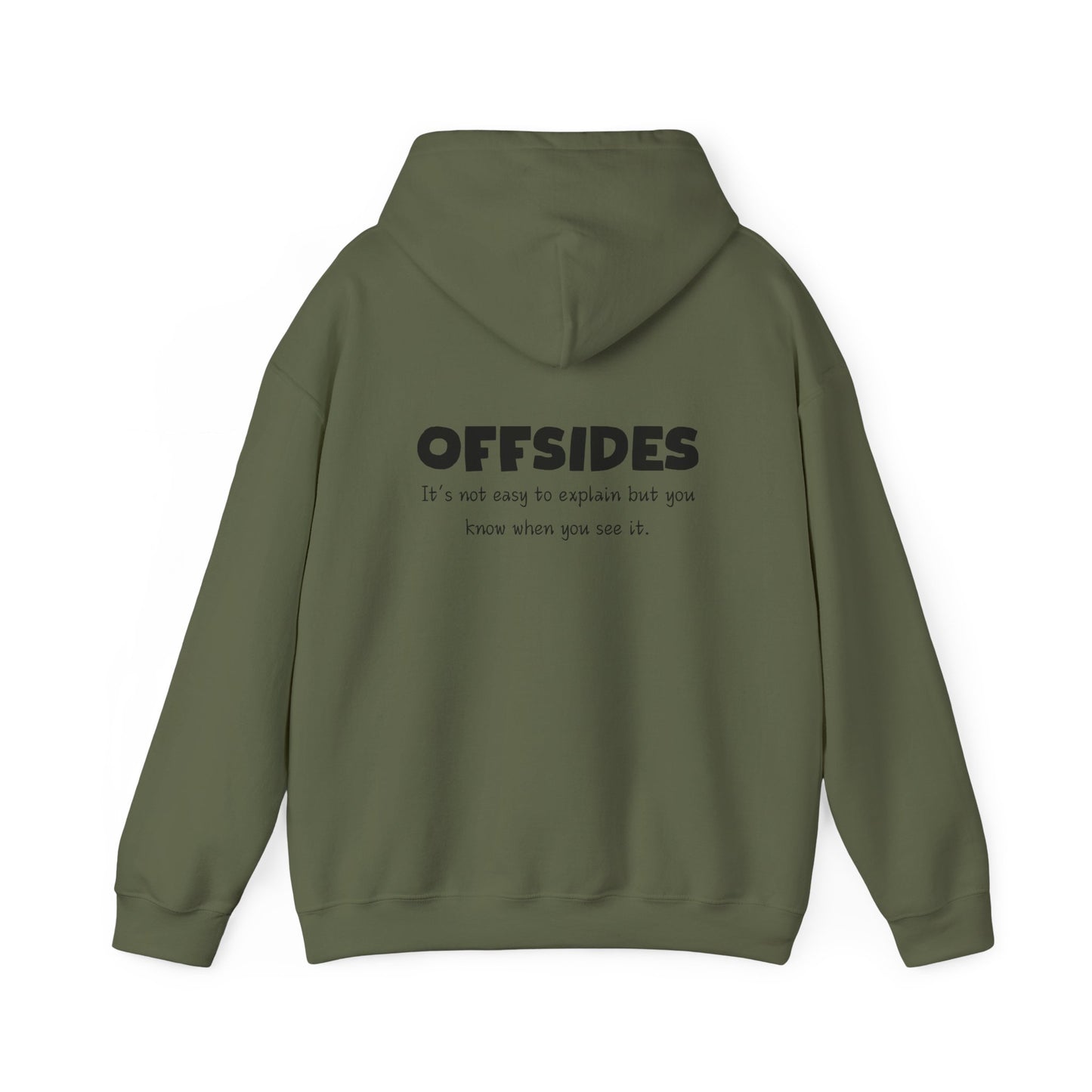 Offsides Hoodie - Cozy Unisex Pullover Sweatshirt, Perfect Gift for Soccer Lovers, Casual Wear, Unique Statement Hoodie