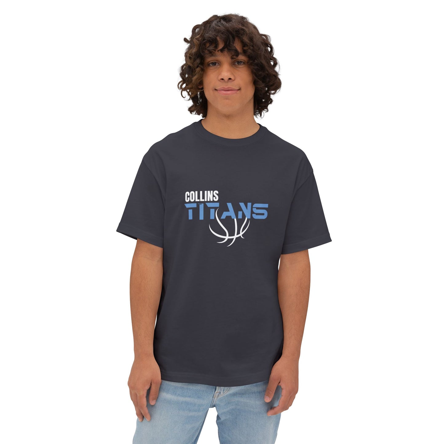 Collins Basketball Tee, Casual Sportswear, Oversized T-Shirt for Fans, Unisex Boxy Fit, Perfect for Game Day, Gift for Athletes