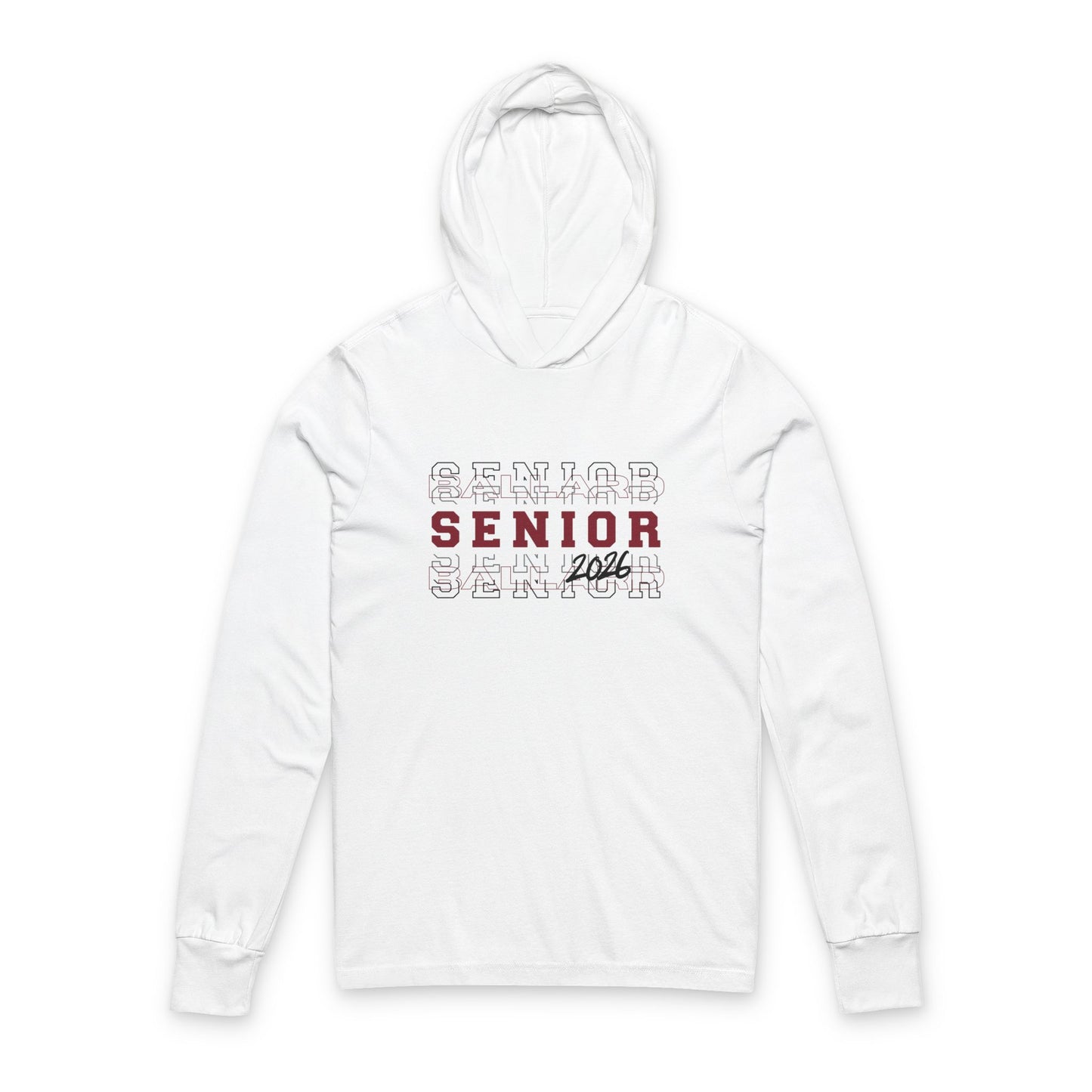 2026 Ballard Senior Hooded Long Sleeve Tee, Graduation Shirt, Class of 2026 Apparel, School Spirit Wear
