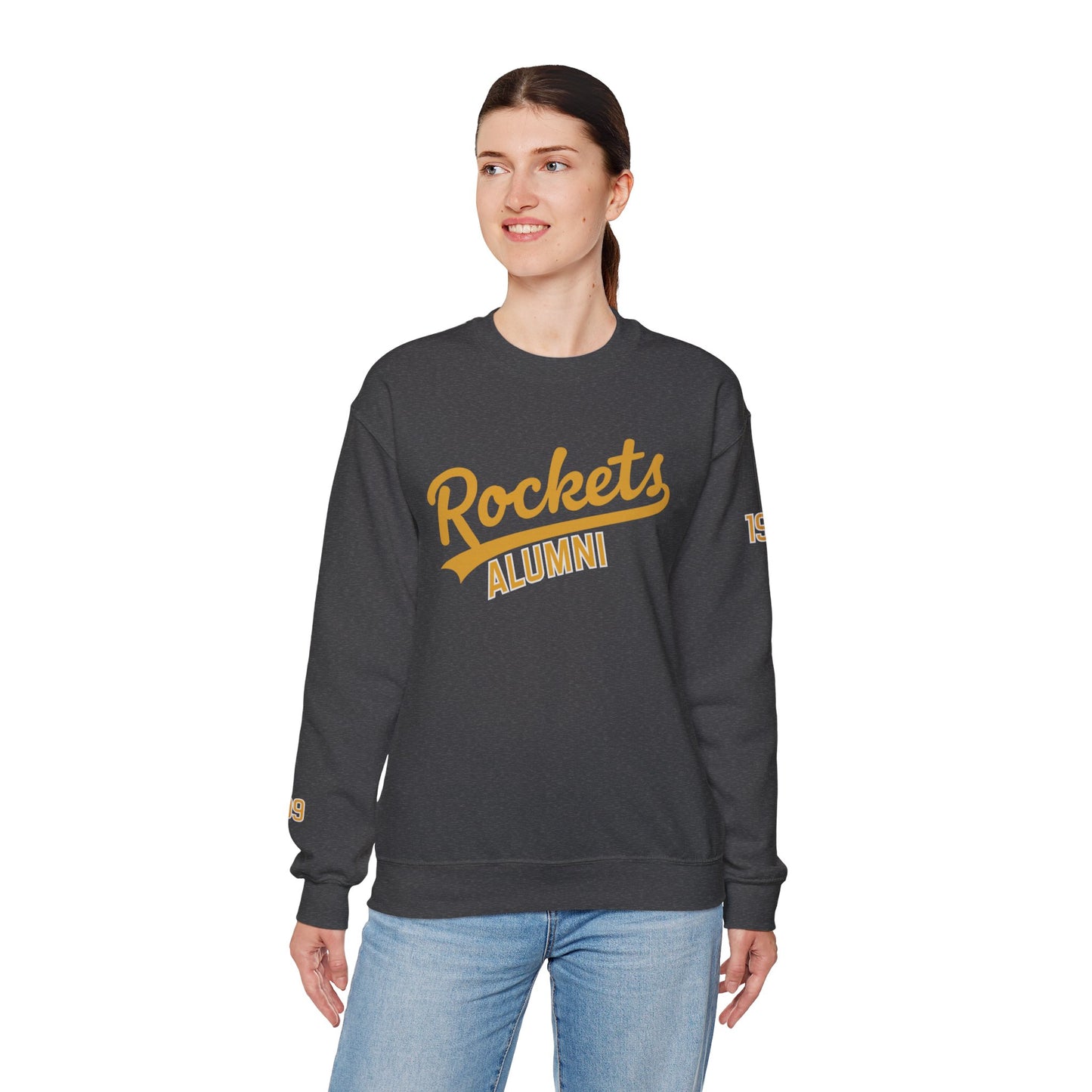 Rockets Alumni Sweatshirt, Vintage Crew Neck, Shelby County- Custom Graduation Year