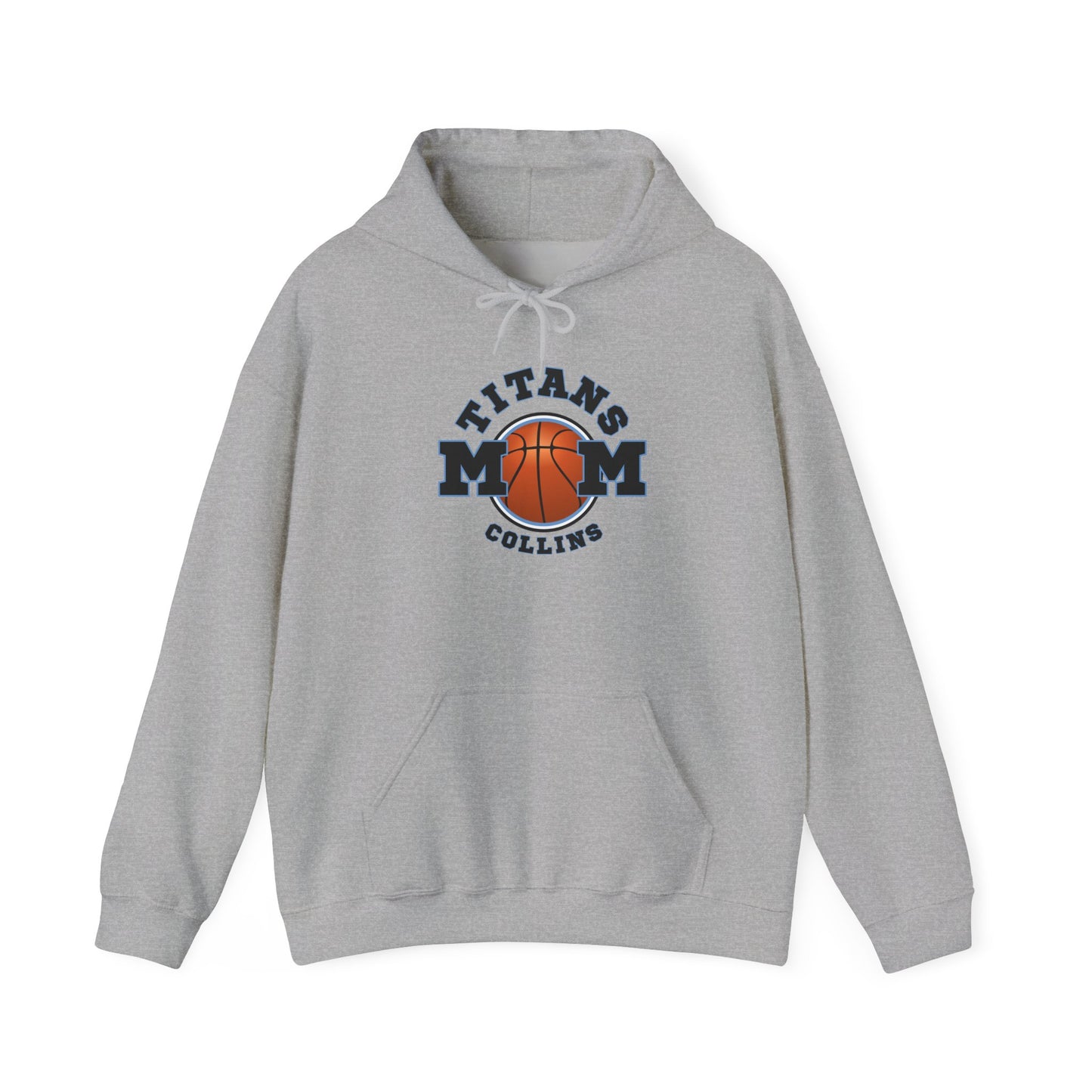 Titans MOM Basketball Hoodie – Personalized Collins Team Spirit Sweatshirt