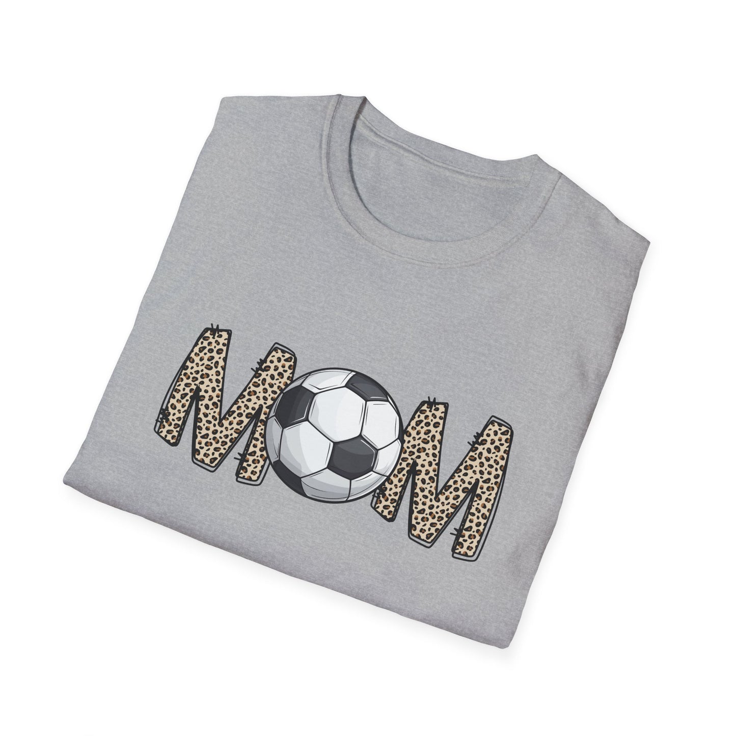 Soccer Mom T-Shirt, Stylish Mom Tee, Sports Team Apparel, Softstyle Shirt, Perfect Gift for Mother's Day, Casual Wear