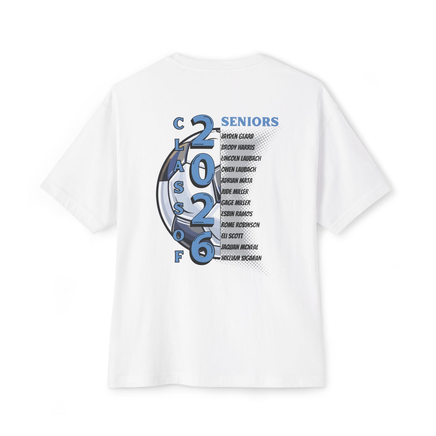 Collins Soccer Seniors Tee (Option 2), Class of 2026, Senior Players