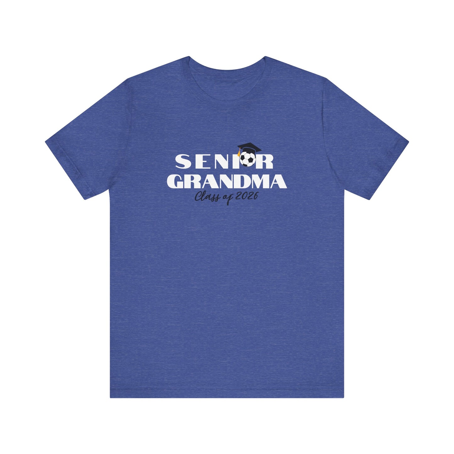 Soccer Senior Grandma Jersey T-Shirt, Class of 2026 Shirt, Gift for Graduation, Family Celebration