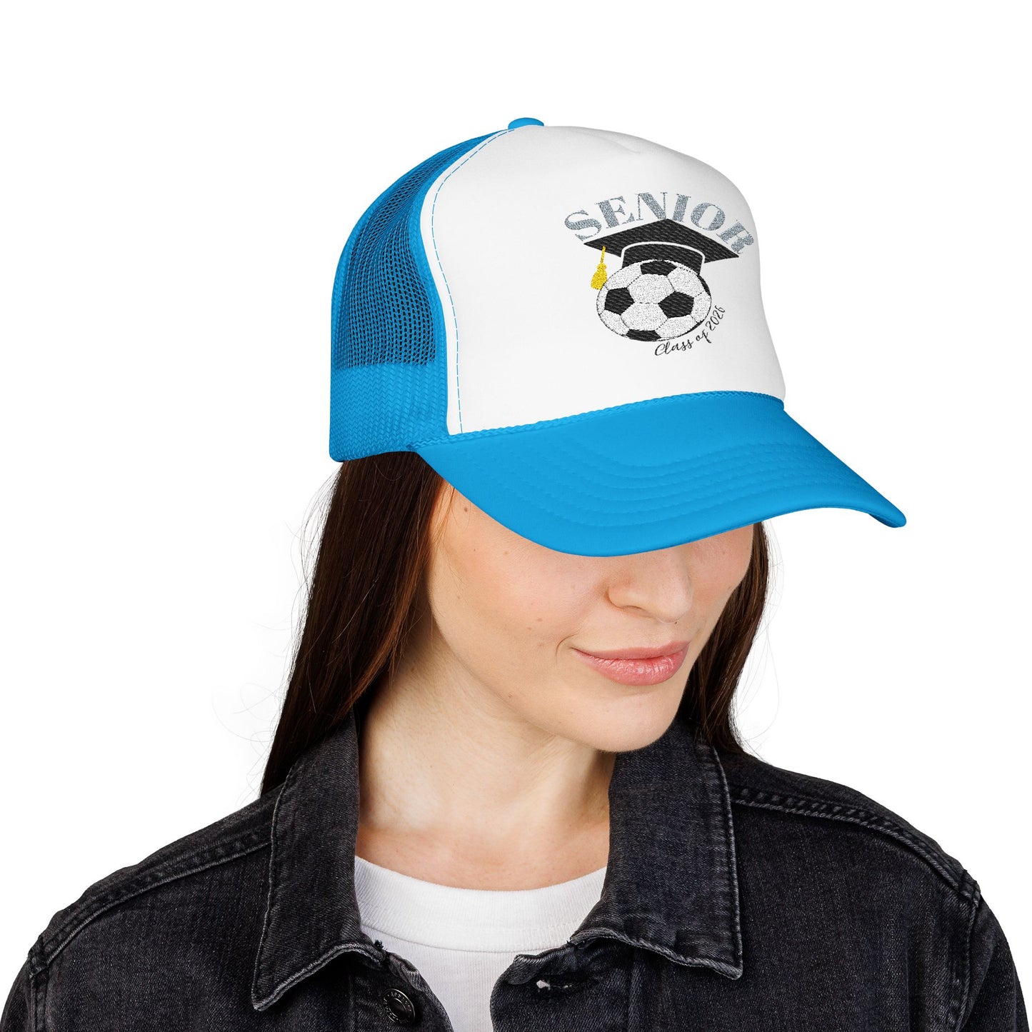 Soccer Senior Foam Trucker Hat (Embroidery)