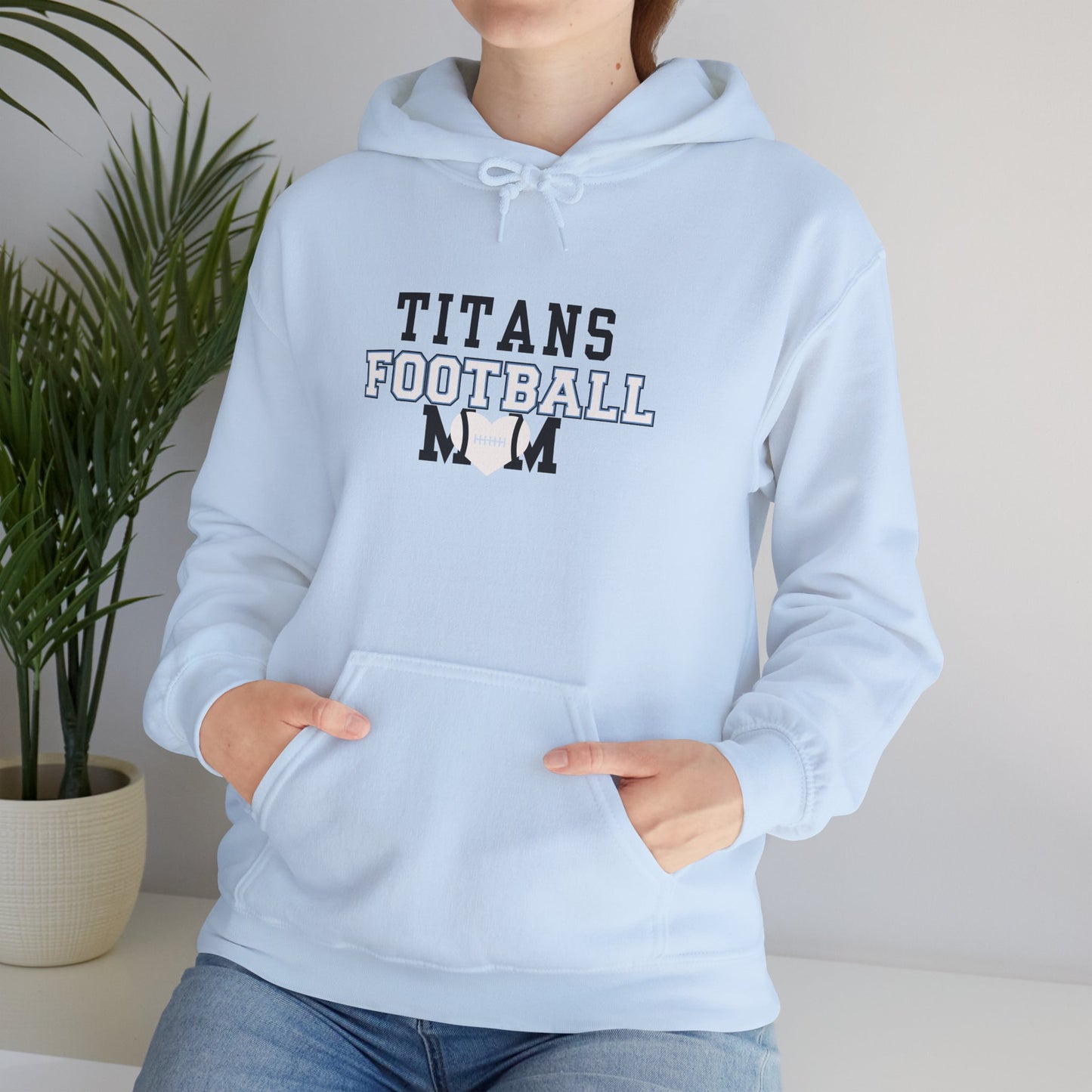 Titans Football Mom Hoodie, Game Day Apparel, Team Spirit Clothing