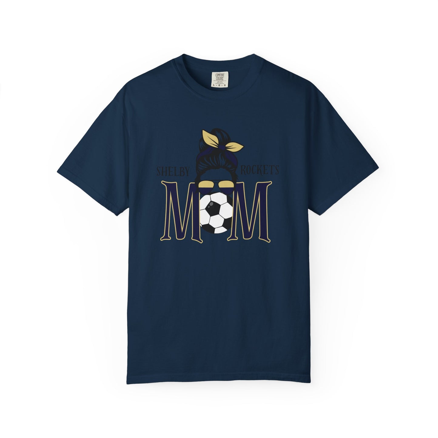 Shelby Rockets Cool Soccer Mom T-Shirt, Gift for Sports Moms, Garment-Dyed Tee