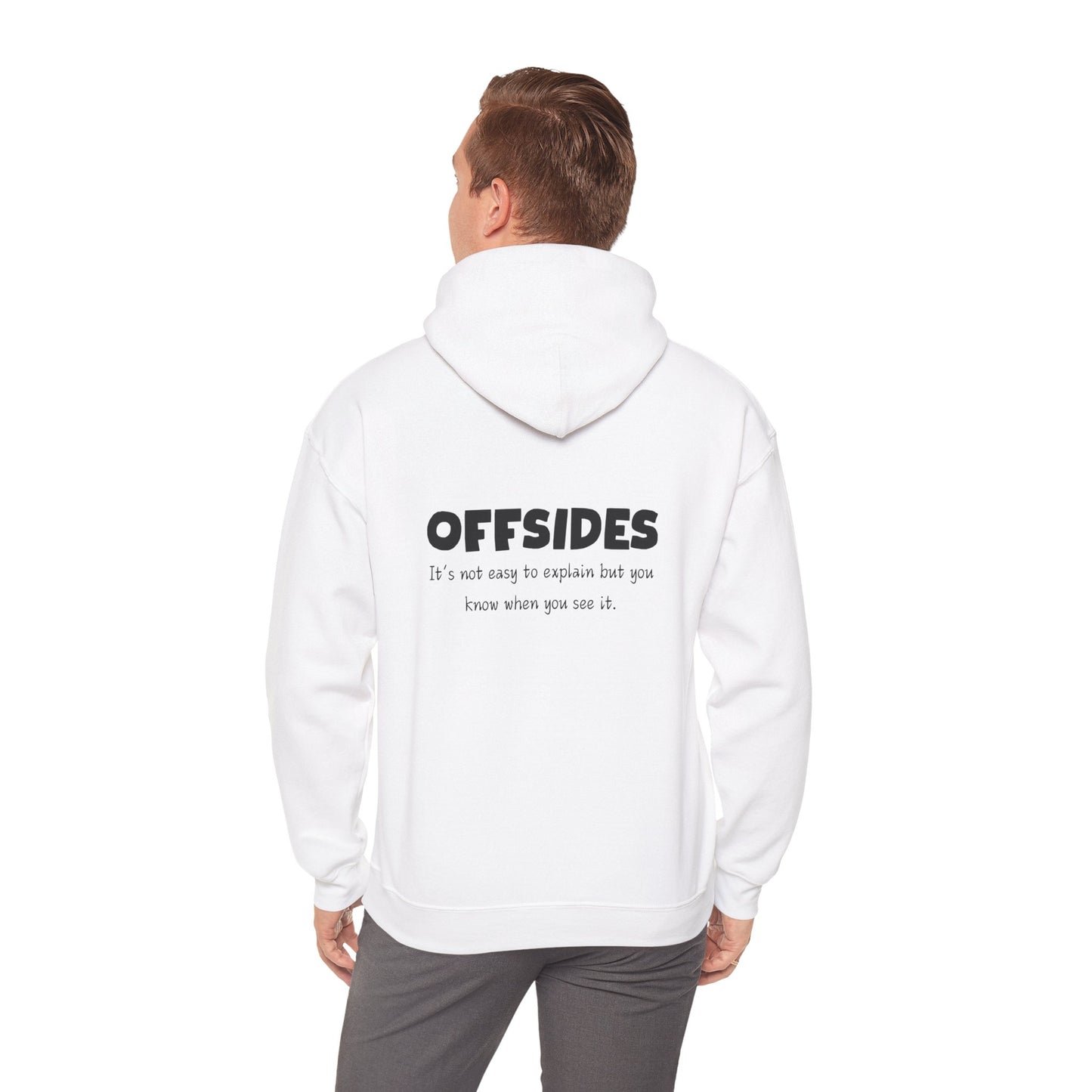 Offsides Hoodie - Cozy Unisex Pullover Sweatshirt, Perfect Gift for Soccer Lovers, Casual Wear, Unique Statement Hoodie