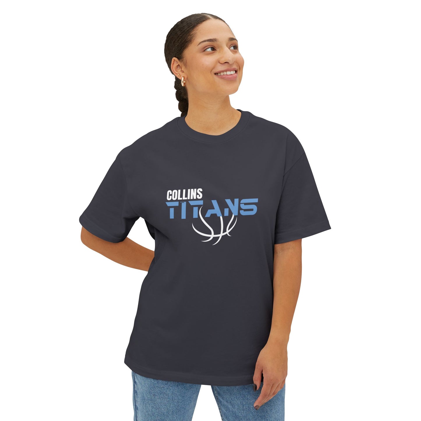 Collins Basketball Tee, Casual Sportswear, Oversized T-Shirt for Fans, Unisex Boxy Fit, Perfect for Game Day, Gift for Athletes