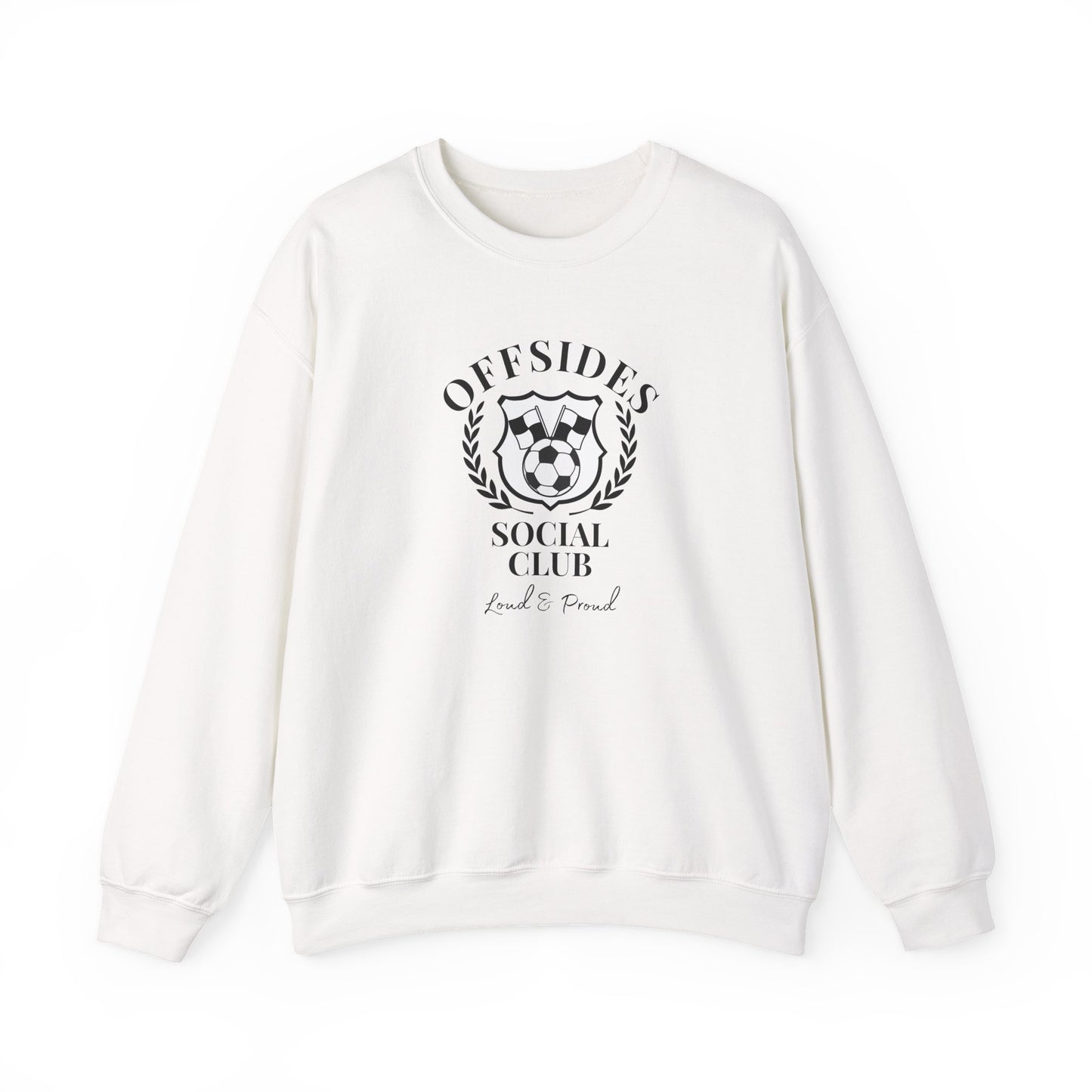Soccer Club Crewneck Sweatshirt, Offside Sweatshirt, Sports Apparel, Gift for Soccer Fans, Casual Wear
