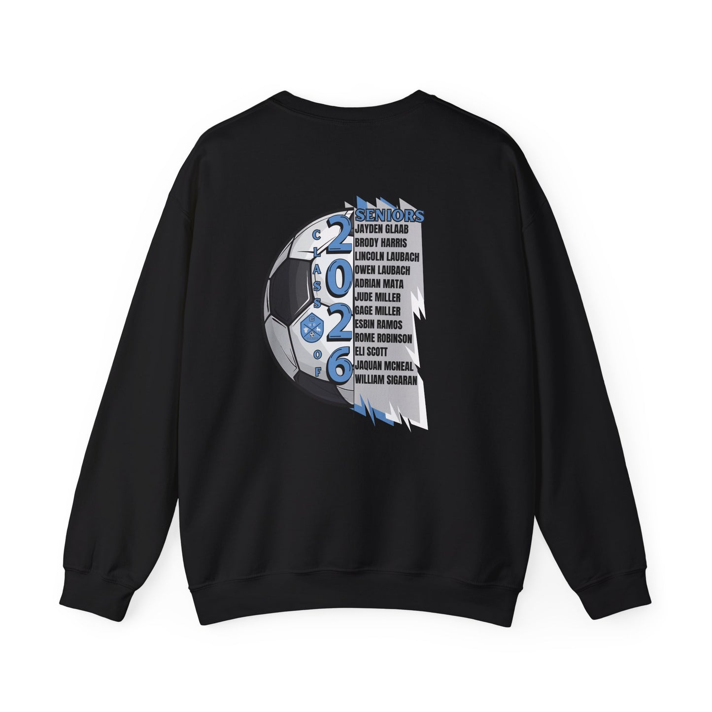 Collins Soccer Seniors Crewneck Sweatshirt, Class of 2026, High School Soccer