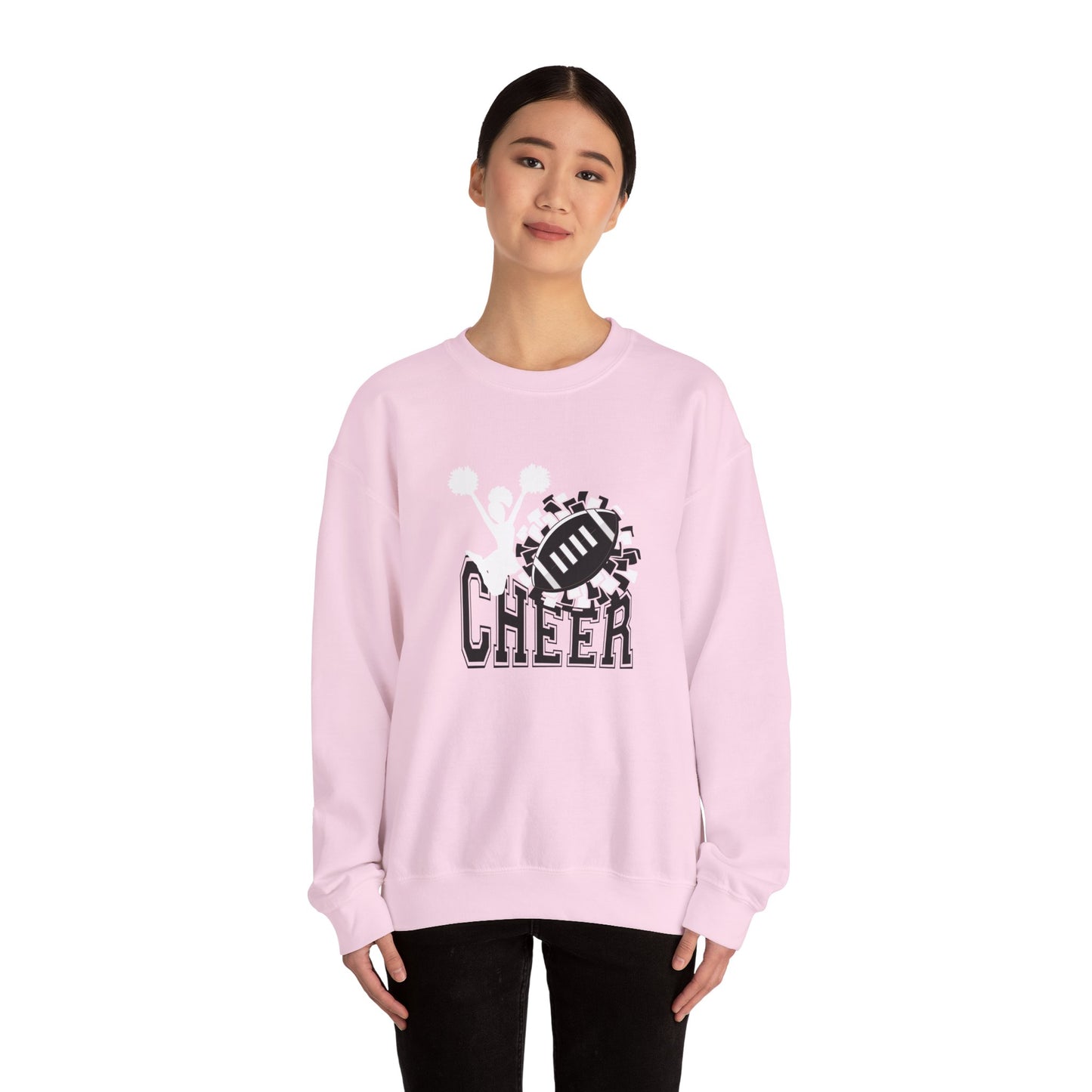Cheer Crewneck Sweatshirt, Sports Apparel, Game Day Fashion- Can be Personalized