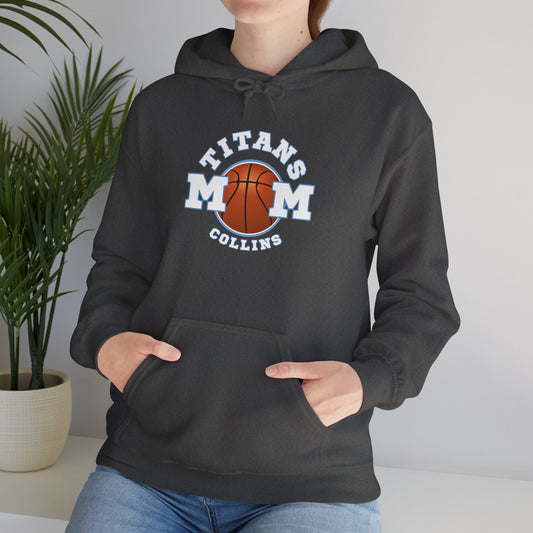 Titans MOM Basketball Hoodie – Personalized Collins Team Spirit Sweatshirt