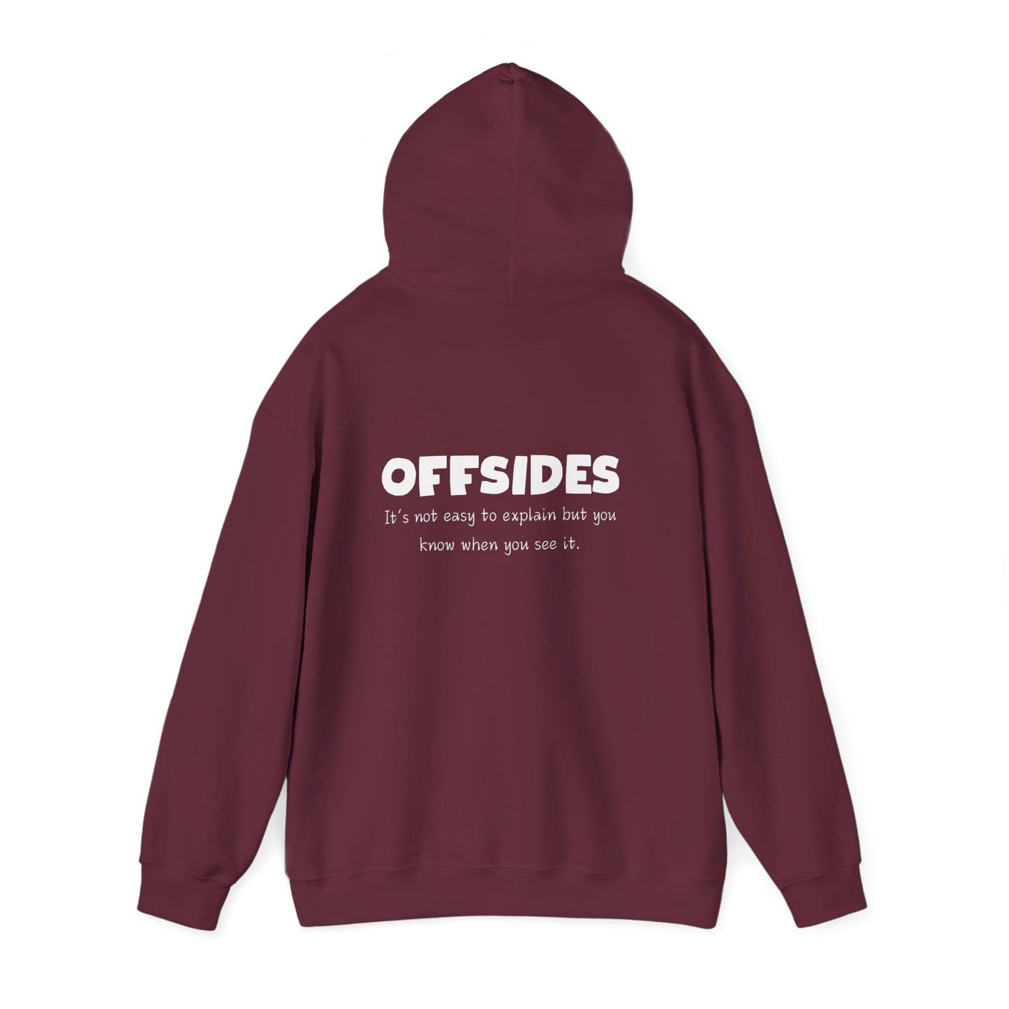 Offsides Hoodie - Cozy Unisex Pullover Sweatshirt, Perfect Gift for Soccer Lovers, Casual Wear, Unique Statement Hoodie