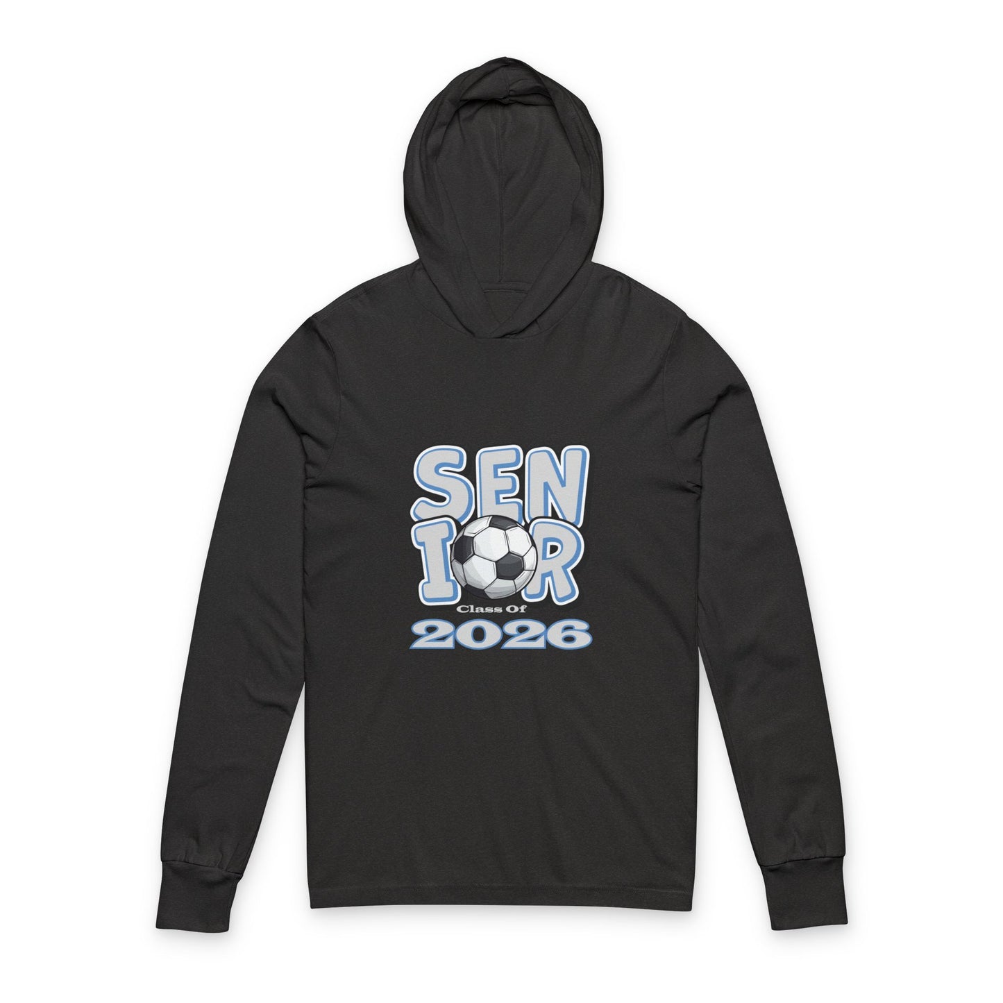 Senior 2026 Hooded Long Sleeve Tee, Graduation Gift, Class of 2026, Hoodie, High School Spirit Wear