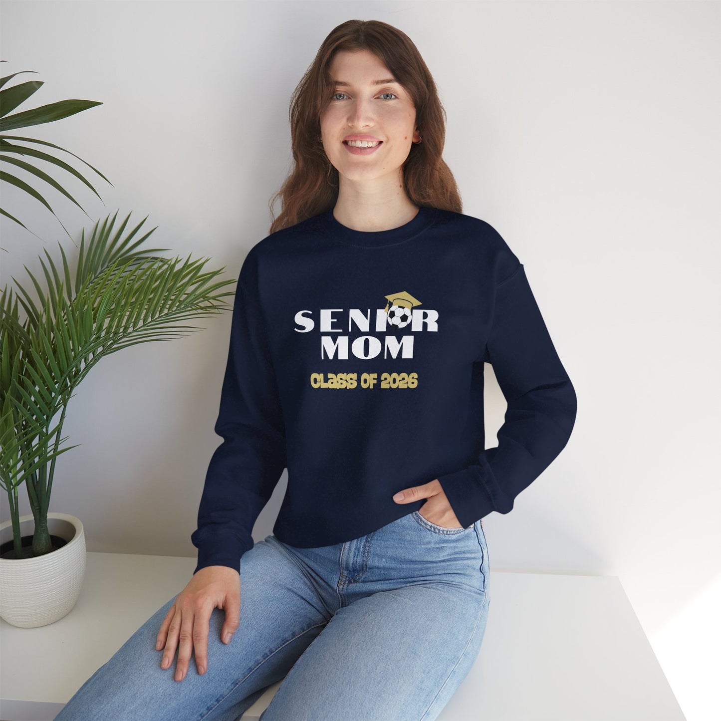 Shelby County- Crewneck Sweatshirt for Senior Soccer Moms, Graduation Day Apparel