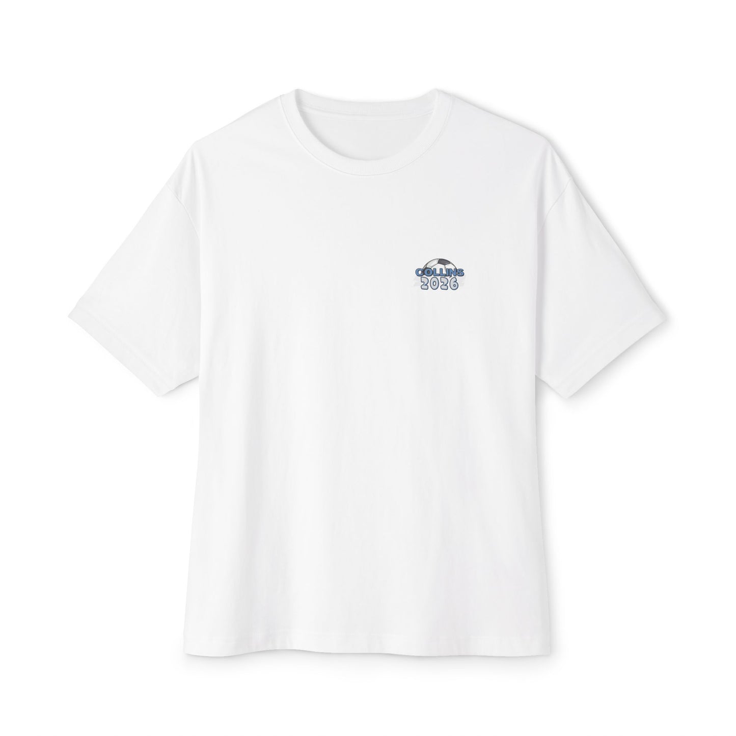 2026 Senior Soccer Oversized Boxy Tee, Graduation Gift, Sports Fan Apparel